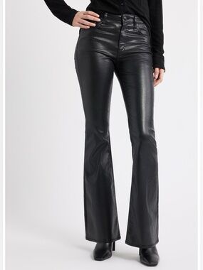 Rag & Bone Flexi Dahlia Coated Mid Rise Flare Jeans. Size 30 Women #505